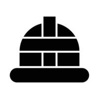 Helm Vektor Glyphe Symbol zum persönlich und kommerziell verwenden.