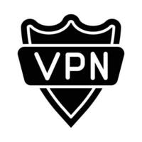 vpn vektor glyf ikon för personlig och kommersiell använda sig av.