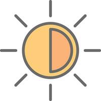 Sol vektor ikon design