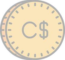 kanadisch Dollar Vektor Symbol Design