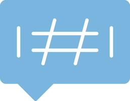 hashtags vektor ikon design