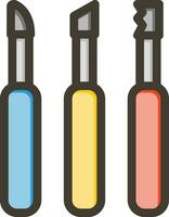 Arbeit Werkzeuge Vektor dick Linie gefüllt Farben Symbol zum persönlich und kommerziell verwenden.