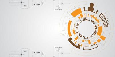 vektor bakgrund i begreppet teknik.