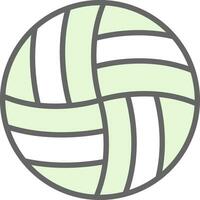 Volleyball-Vektor-Icon-Design vektor