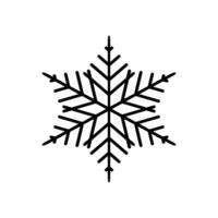 Schneeflocke Symbol auf ein Weiß Hintergrund. vektor