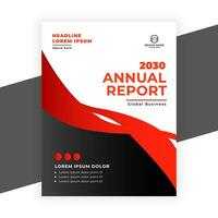 kreativ jährlich Bericht Geschäft Flyer Vorlage vektor