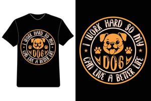 hund t-shirt design, rolig hund t-shirt, hund älskare skjorta, söt valp tee, hund Citat skjorta. vektor