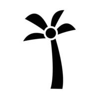 Palme Baum Vektor Glyphe Symbol zum persönlich und kommerziell verwenden.