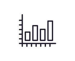 Single Linie Symbol von Wachstum auf isoliert Weiß Hintergrund. hoch Qualität editierbar Schlaganfall zum Handy, Mobiltelefon Apps, Netz Design, Webseiten, online Geschäfte usw. vektor