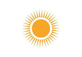 Sonne Logo, Vektor Design Konzept