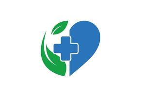 medizinisch und Gesundheit Pflege Center Logo Design, Vektor Design Vorlage