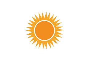 Sonne Logo, Vektor Design Konzept