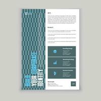 Corporate Business Flyer Vorlage kostenloser Vektor