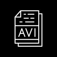 avi Datei Format Vektor Symbol Design