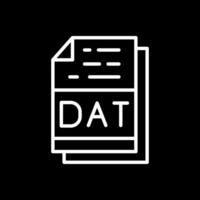 dat Datei Format Vektor Symbol Design