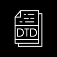 dtd Datei Format Vektor Symbol Design