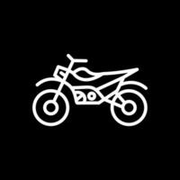 Motorrad-Vektor-Icon-Design vektor