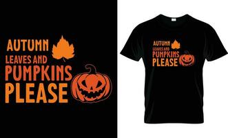 Halloween T-Shirt Design Geschenk Vorlage vektor