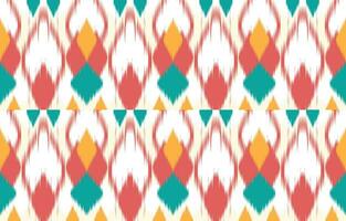 ethnisch abstrakt Ikat Kunst. aztekisch Ornament drucken. geometrisch ethnisch Muster nahtlos Farbe orientalisch. Design zum Hintergrund ,Vorhang, Teppich, Hintergrund, Kleidung, Verpackung, Batik, Vektor Illustration.