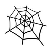 Spinnennetz. Design für Halloween vektor