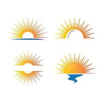solnedgång logotyp bilder vektor
