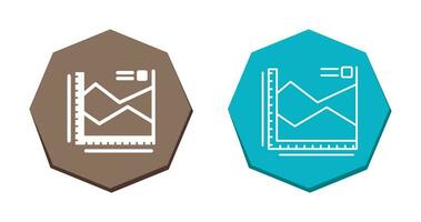 spline Diagram vektor ikon