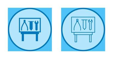 verktyg utställning vektor ikon
