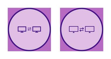 Einzigartiges Vektorsymbol für Sharing-Systeme vektor