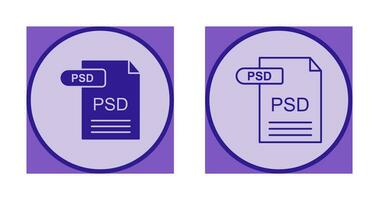 PSD-Vektorsymbol vektor