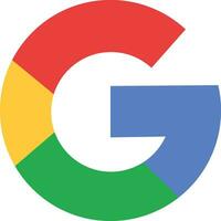 Google Logo auf transparent Hintergrund. Beliebt Suche Motor Google Logo Symbol Symbol. Google Zeichen Lager Vektor