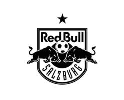 rot Stier salzburg Verein Logo Symbol schwarz Österreich Liga Fußball abstrakt Design Vektor Illustration