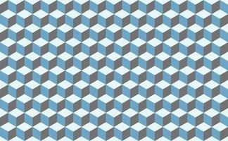 abstrakter isometrischer Würfelformhintergrund. nahtlose Muster-Vektor-Illustration