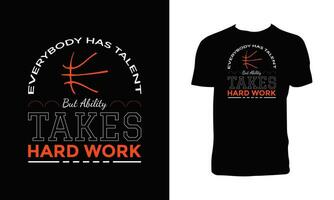 Basketball Sport t Hemd Design vektor