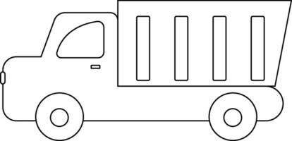 Transport Clip Art. Fahrzeug Clip Art. Gliederung schwarz und Weiß Fahrzeug Clip Art vektor