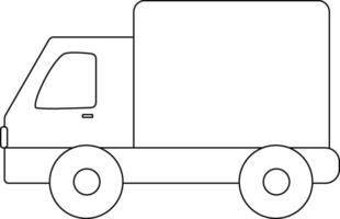 transport ClipArt. fordon ClipArt. översikt svart och vit fordon ClipArt vektor