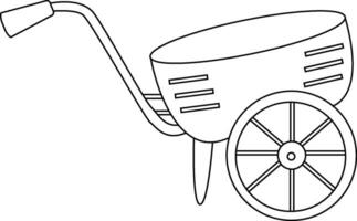 Gliederung Landwirtschaft Clip Art. Landwirtschaft Werkzeuge Clip Art vektor