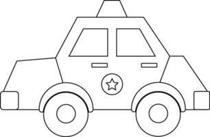 Transport Clip Art. Fahrzeug Clip Art. Gliederung schwarz und Weiß Fahrzeug Clip Art vektor