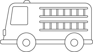 Transport Clip Art. Fahrzeug Clip Art. Gliederung schwarz und Weiß Fahrzeug Clip Art vektor