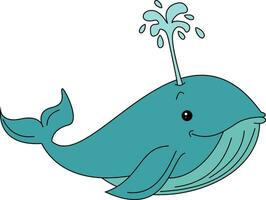 Wasser- Tiere Clip Art. Meer Leben Clip Art. Meer Tiere vektor