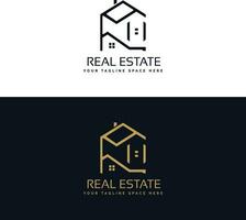 Logodesign für Immobilien vektor