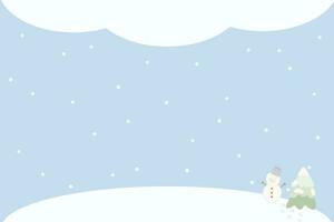 snö natt blå bakgrund, för dekoration inbjudan och hälsningar vektor