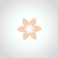 elegant Blume Blütenblatt Logo Symbol Vektor Konzept Idee