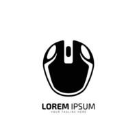 ein Logo von Computer Maus Vektor Silhouette Symbol Design isoliert