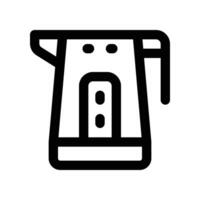 Kessel Linie Symbol. Vektor Symbol zum Ihre Webseite, Handy, Mobiltelefon, Präsentation, und Logo Design.