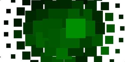 hellgrünes Vektormuster im quadratischen Stil. vektor