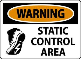 varning tecken statisk kontrollera område vektor