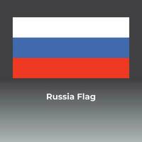 de ryssland flagga vektor