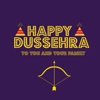 glücklich Dussehra Post Vorlage kostenlos herunterladen vektor