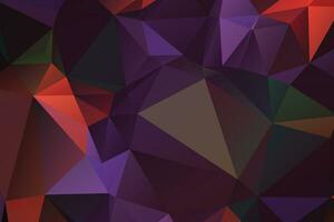 abstrakt Hintergrund, niedrig poly texturiert Dreieck Formen im zufällig Muster, modisch Lowpoly Hintergrund vektor