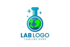 platt modern enkel laboratorium logotyp mall ikon symbol vektor design illustration